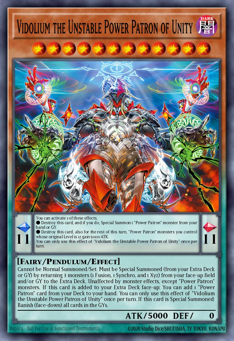 Vidolium the Unstable Power Patron of Unity - BLZD-EN010 - Super Rare 1