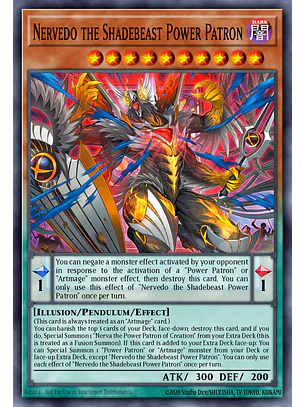 Nervedo the Shadebeast Power Patron - BLZD-EN011 - Ultra Rare