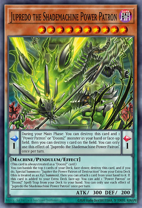 Jupredo the Shademachine Power Patron - BLZD-EN012 - Common