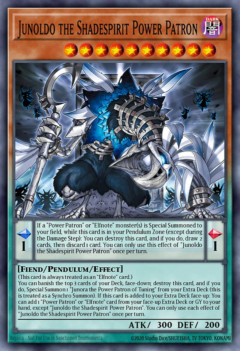 Junoldo the Shadespirit Power Patron - BLZD-EN013 - Ultra Rare