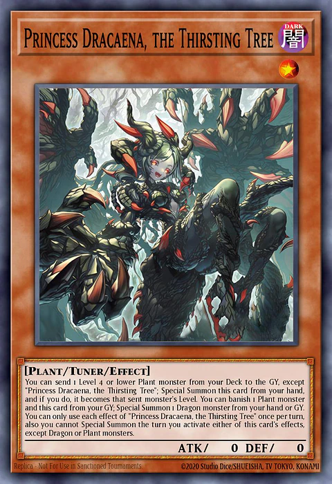 Princess Dracaena, the Thirsting Tree - BLZD-EN027 - Secret Rare