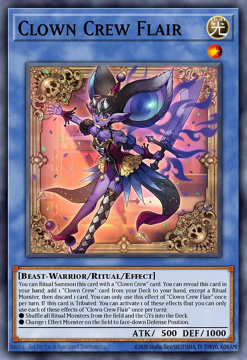 Clown Crew Flair - BLZD-EN029 - Super Rare