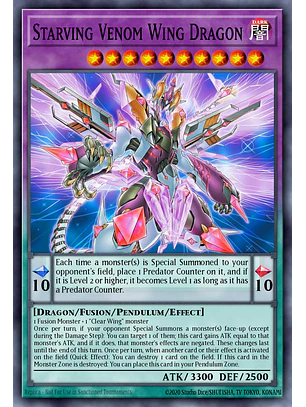 Starving Venom Wing Dragon - BLZD-EN031 - Super Rare