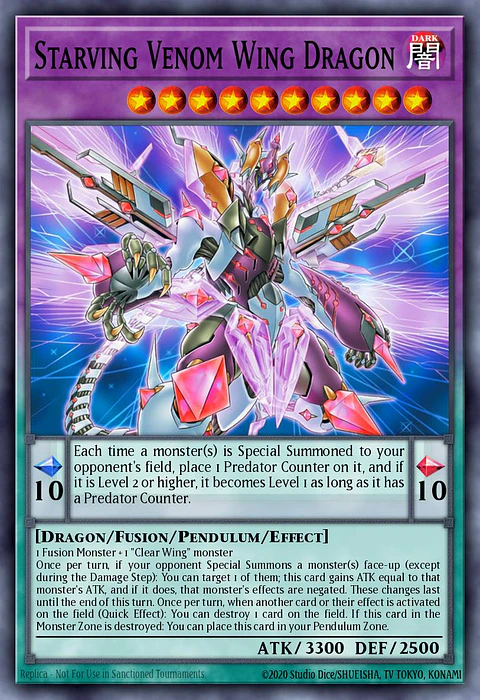 Starving Venom Wing Dragon - BLZD-EN031 - Super Rare