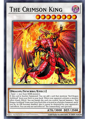 The Crimson King - BLZD-EN036 - Secret Rare