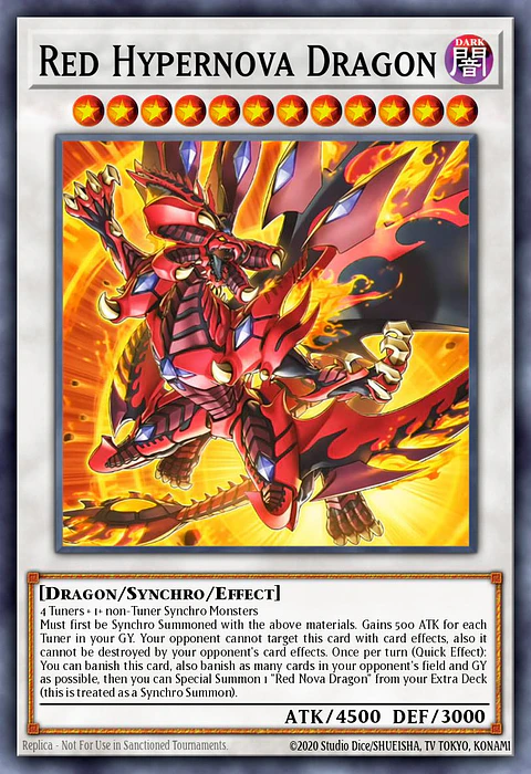 Red Hypernova Dragon - BLZD-EN038 - Super Rare