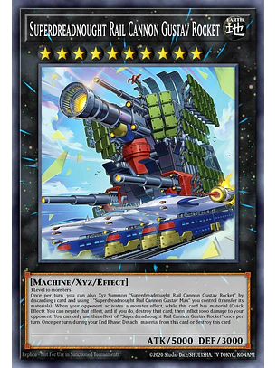 Superdreadnought Rail Cannon Gustav Rocket - BLZD-EN043 - Ultra Rare