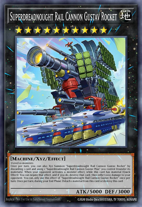 Superdreadnought Rail Cannon Gustav Rocket - BLZD-EN043 - Ultra Rare