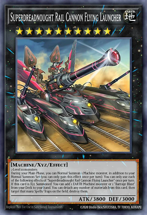 Superdreadnought Rail Cannon Flying Launcher - BLZD-EN044 - Ultra Rare