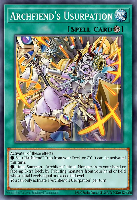 Archfiend's Usurpation - BLZD-EN067 - Common