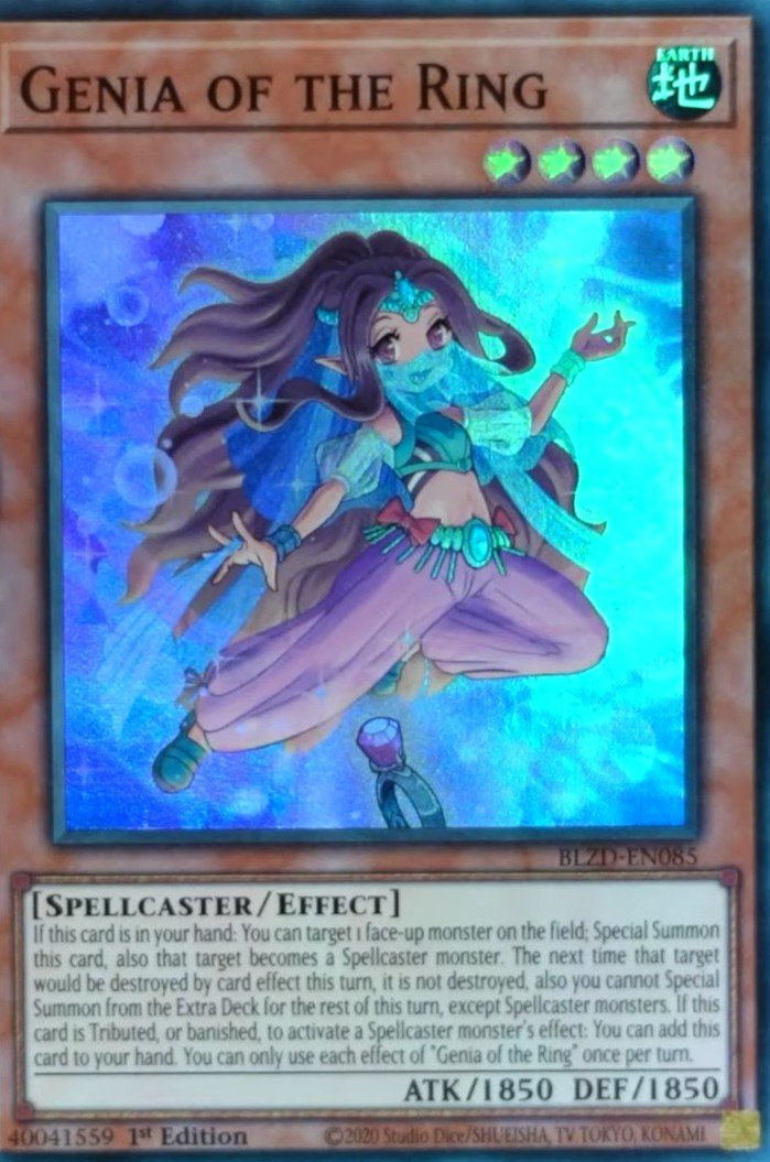 Genia of the Ring - BLZD-EN085 - Super Rare 1