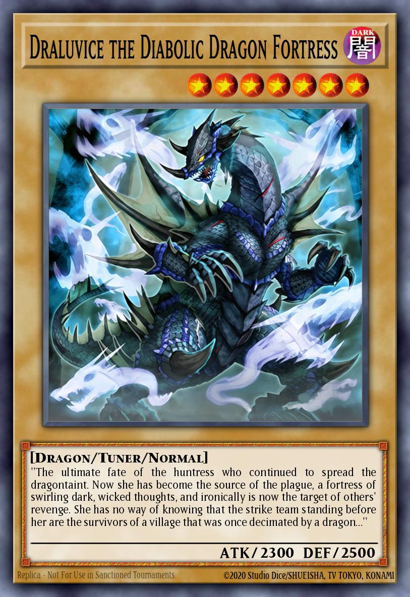 Draluvice the Diabolic Dragon Fortress - BLZD-EN097 - Common 1