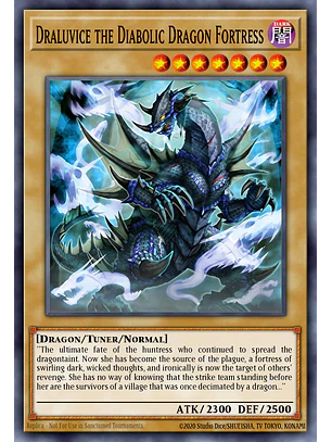 Draluvice the Diabolic Dragon Fortress - BLZD-EN097 - Common