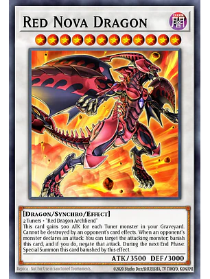 Red Nova Dragon - BLZD-EN101 - Starlight Rare