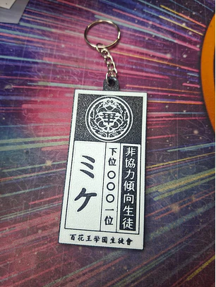 Llavero Placa kakegurui - Minina 