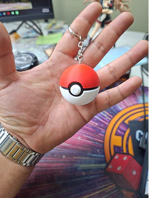 Llavero Pokebola Clicker