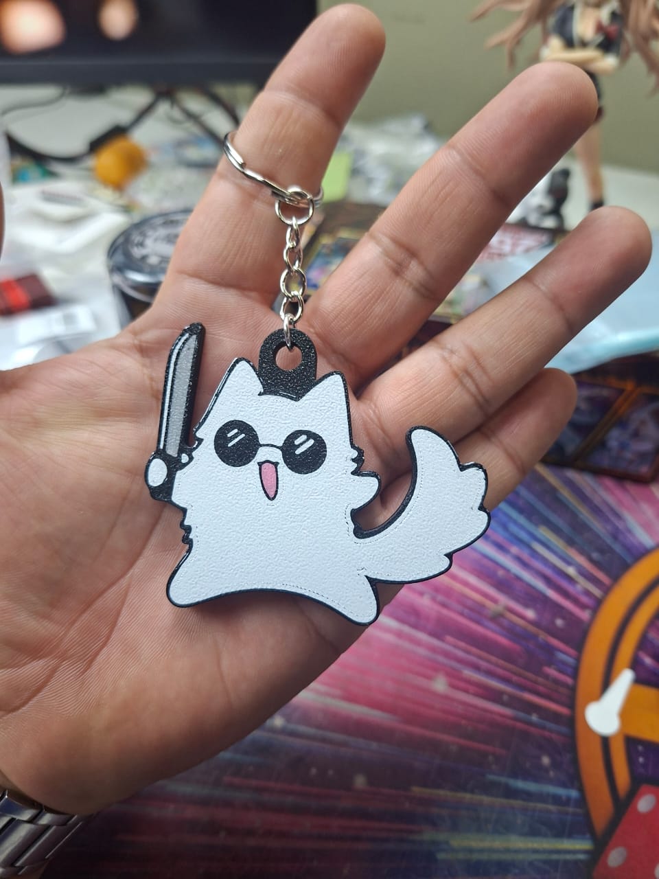 Llavero Gojo Gato 2