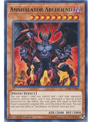 Annihilator Archfiend - IGAS-EN000 - Rare