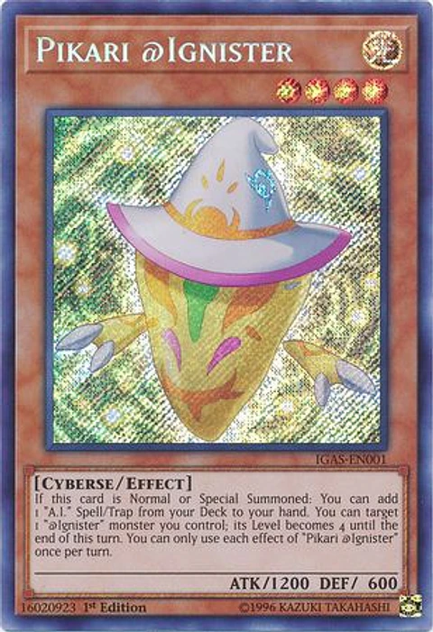 Pikari @Ignister - IGAS-EN001 - Secret Rare