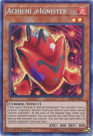 Achichi @Ignister - IGAS-EN004 - Secret Rare 1