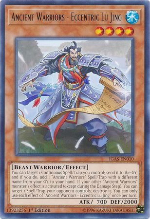 Ancient Warriors - Eccentric Lu Jing - IGAS-EN010 - Rare 1