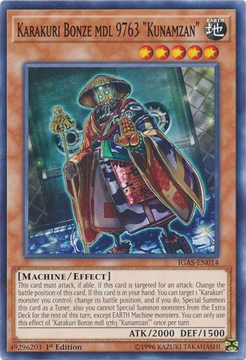 Karakuri Bonze mdl 9763 "Kunamzan" - IGAS-EN014 - Common