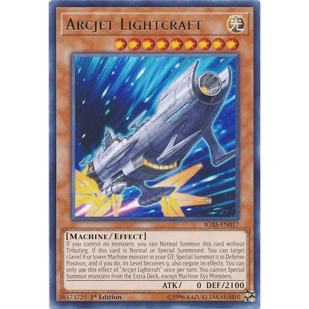 Arcjet Lightcraft - IGAS-EN017 - Rare