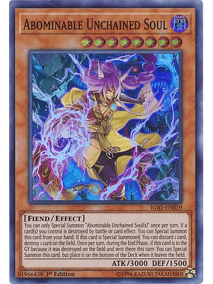 Abominable Unchained Soul - IGAS-EN019 - Super Rare