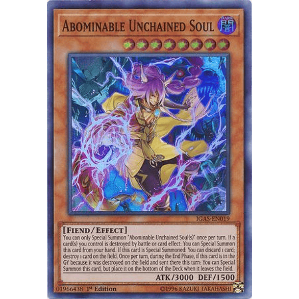 Abominable Unchained Soul - IGAS-EN019 - Super Rare