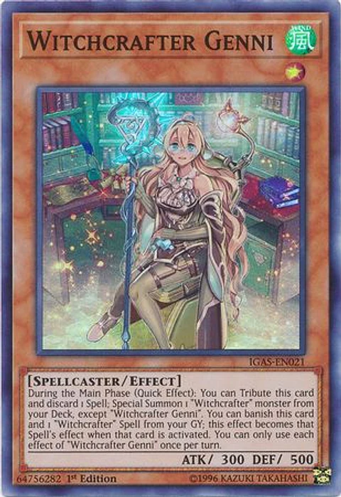 Witchcrafter Genni - IGAS-EN021 - Super Rare