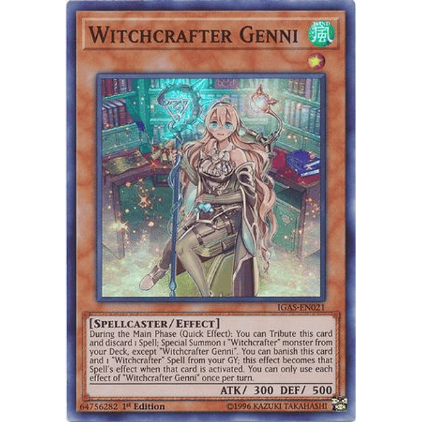 Witchcrafter Genni - IGAS-EN021 - Super Rare