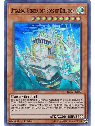 Utgarda, Generaider Boss of Delusion - IGAS-EN022 - Super Rare