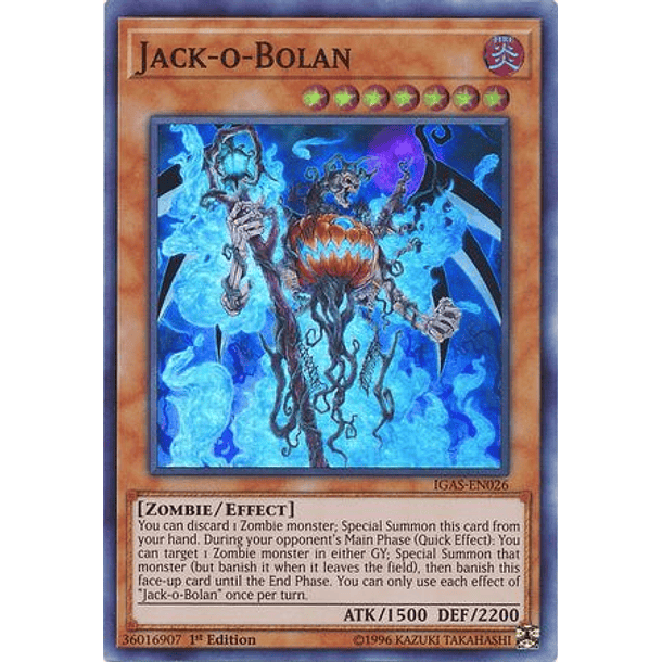 Jack-o-Bolan - IGAS-EN026 - Super Rare