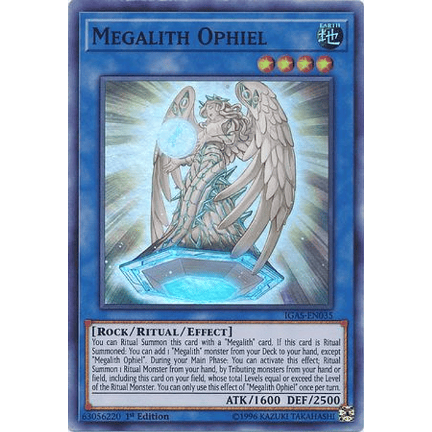 Megalith Ophiel - IGAS-EN035 - Super Rare