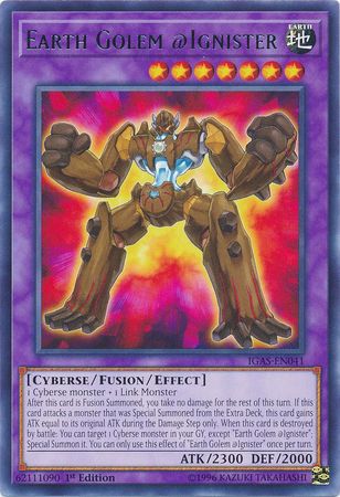 Earth Golem @Ignister - IGAS-EN041 - Rare 1