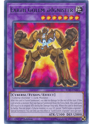 Earth Golem @Ignister - IGAS-EN041 - Rare