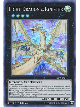 Light Dragon @Ignister - IGAS-EN044 - Super Rare
