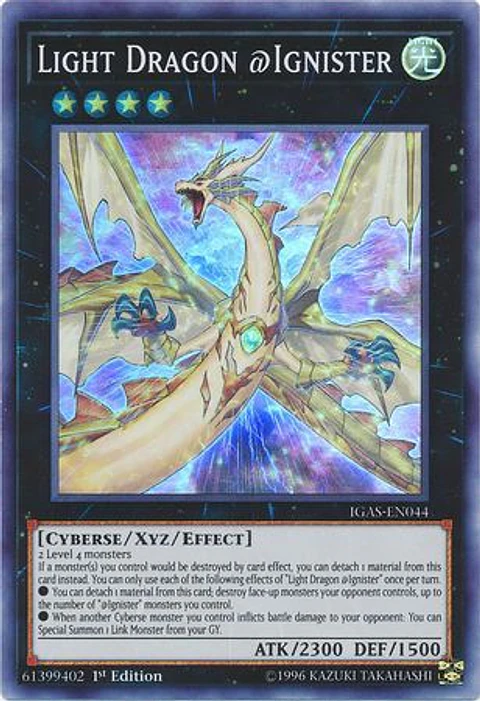 Light Dragon @Ignister - IGAS-EN044 - Super Rare