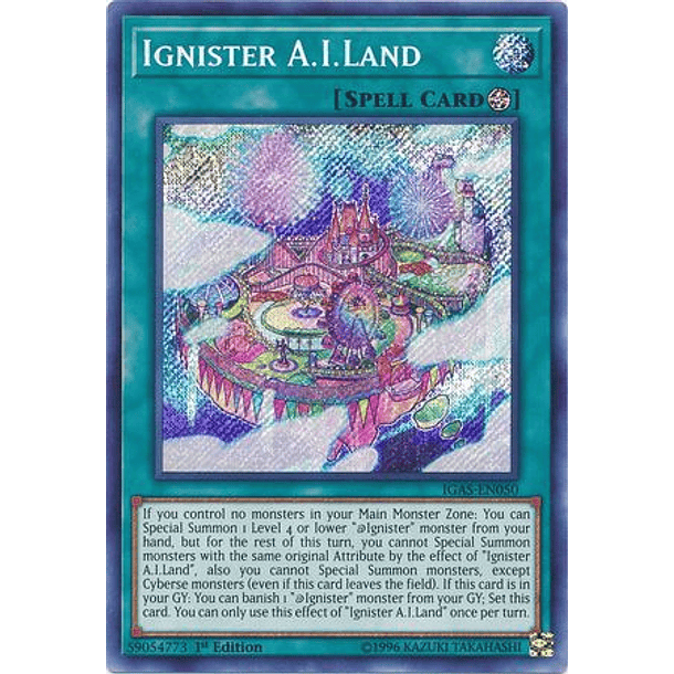 Ignister A.I.Land - IGAS-EN050 - Secret Rare 