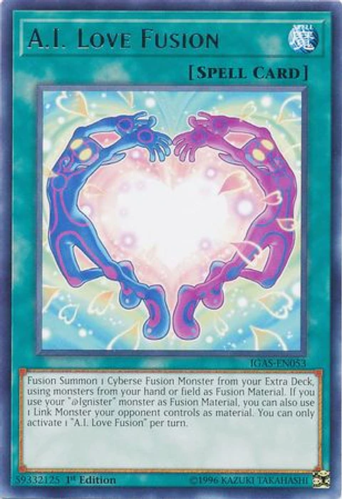A.I. Love Fusion - IGAS-EN053 - Rare 