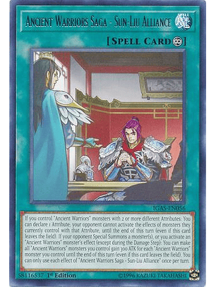 Ancient Warriors Saga - Sun-Liu Alliance - IGAS-EN056 - Rare