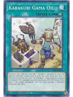 Karakuri Gama Oil - IGAS-EN058 - Common