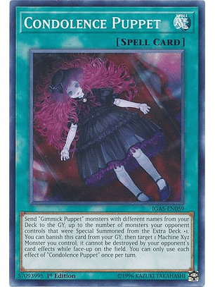 Condolence Puppet - IGAS-EN059 - Common 