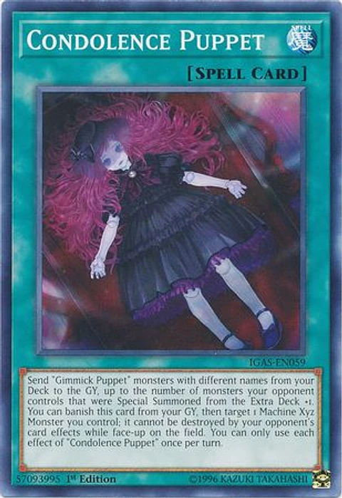 Condolence Puppet - IGAS-EN059 - Common 
