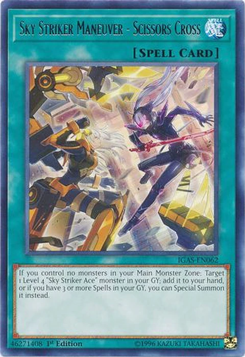 Sky Striker Maneuver - Scissors Cross - IGAS-EN062 - Rare 