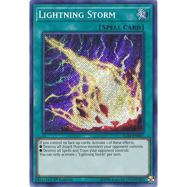 Lightning Storm - IGAS-EN067 - Secret Rare