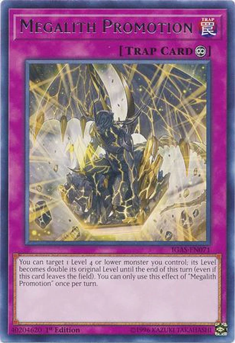 Megalith Promotion - IGAS-EN071 - Rare 