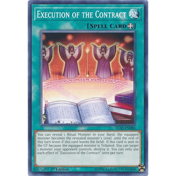 Execution of the Contract - IGAS-EN084 - Common