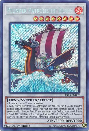 Plunder Patrollship Brann - IGAS-EN087 - Secret Rare 1