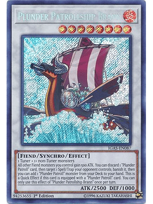 Plunder Patrollship Brann - IGAS-EN087 - Secret Rare